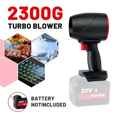 70mm Turbo Blower 1500W Car Wash Air Gun Turbo Jet Fan Electric Powerful Blower Snow Sweeping and Removal Water Dryer For Makita