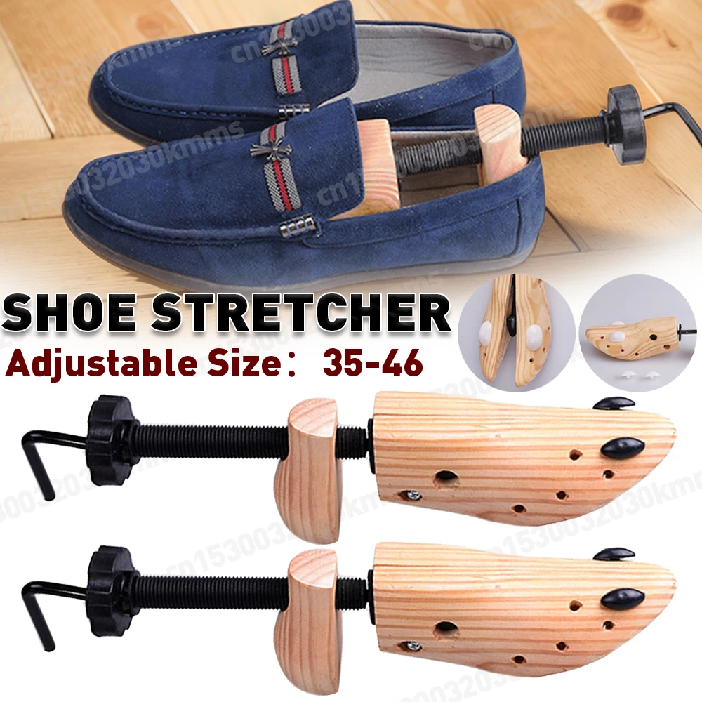 1 Stück Schuhspanner, verstellbar, für Damen und Herren, Schuhspanner aus Holz, Expander für breite Füße, Ballenzehen, Schwielen, Schuhspanner aus Holz Image