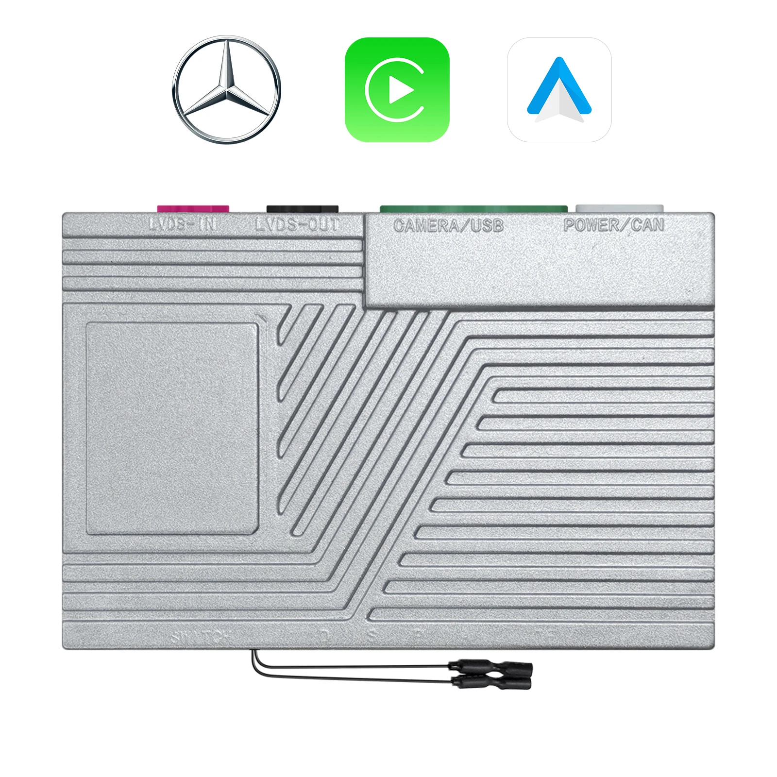 Ezonetronics Wireless CarPlay Android Auto Nachrüstsatz Decoderbox für Mercedes Benz NTG 6.0 MBUX System 2019+ Image