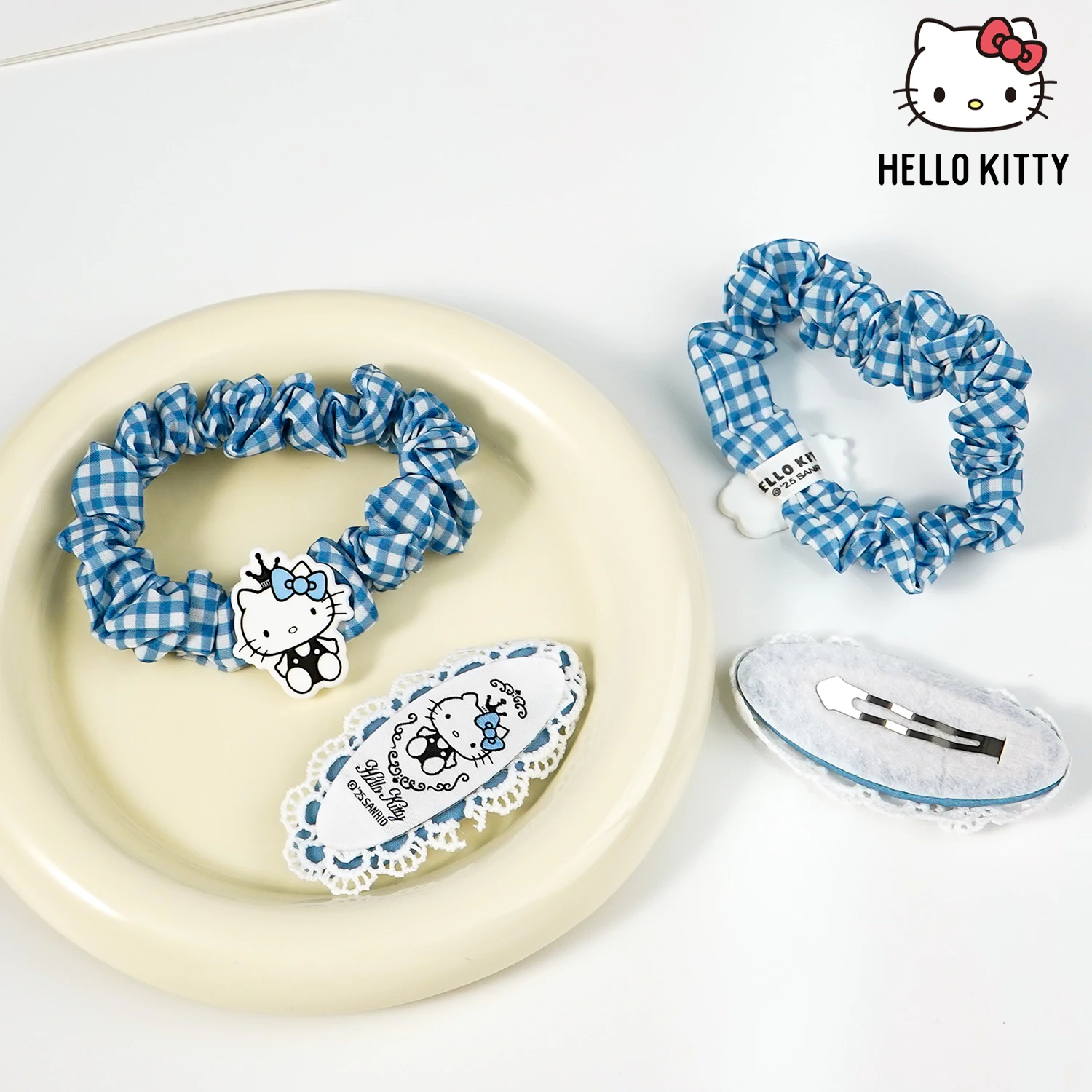 1Set Cartoon Kitty Haar Seil Allgleiches Pferdeschwanz Kopf Seil Modische Dünndarm Kreis Nette Haar Gummiband Kopfschmuck Image