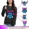 Felpa con cappuccio Disney Y2k Abbigliamento Donna Felpe maglione Felpe con cappuccio Maniche lunghe Y2k Nero Abbigliamento Tendenze Pullover Top da donna