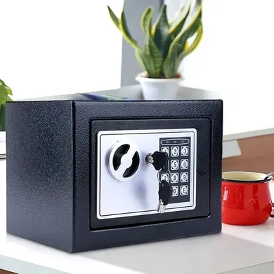 Digital Safe Storage Box Electronic Digital Keypad Lock Organizers Multipurpose Deposit Security For Home Office