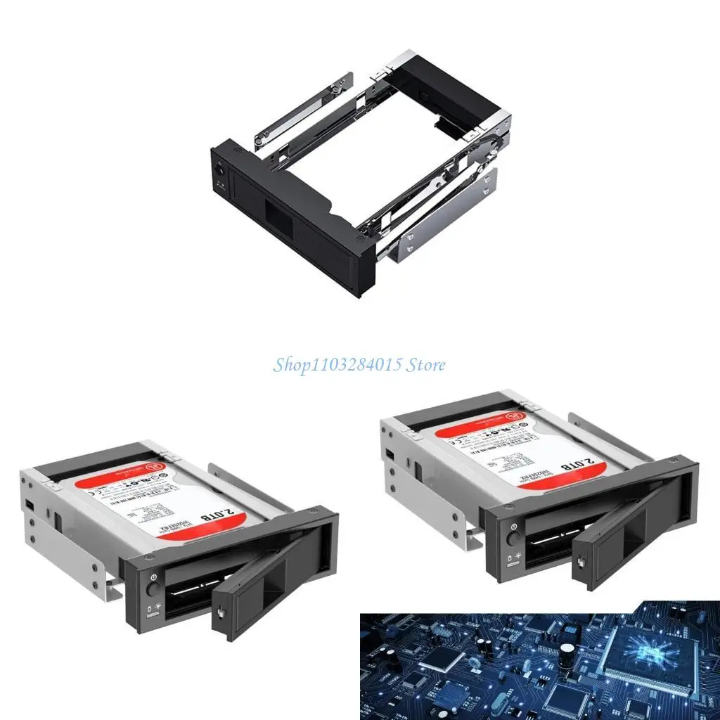 1106SS Trayless Hot Swap Mobile Rack ROM 3,5 Zoll interne Festplatte SSD Adapter Festplatte SSD Konvertierungsrahmen Image