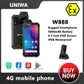 ATEX Explosion UNIWA W888 IP68 Walkie Talkie Smartphone Andriod 11 4GB 64GB Octa Core Telefono cellulare 6.3 "HD 5000mAh Cellulare NFC