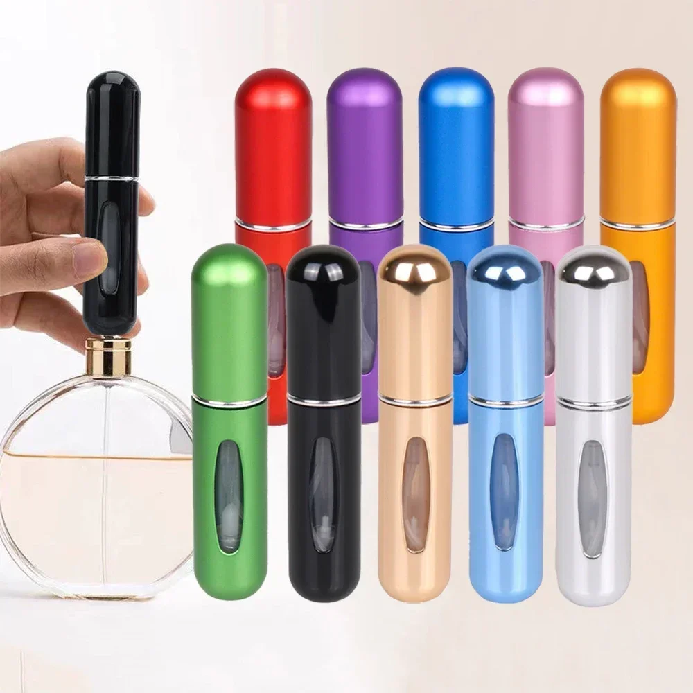 3/5/10/20/30pcs 5ml Perfume Atomizer Portable Liquid Containers Traveling Mini Perfume Refillable Bottles Empty Spray Bottle Image