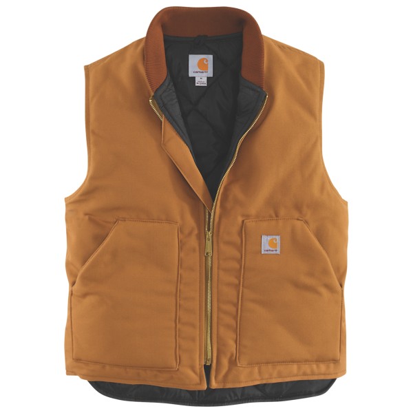 Carhartt - Insulated Rib Collar Vest - Freizeitweste Gr M braun