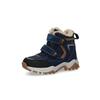 Winterboots DOCKERS BY GERLI, Kinder, Gr. 24, blau (navy), Nubuklederimitat, Textil, sportlich, Schuhe, Klettstiefel, Winterstiefel mit DOCK-Tex