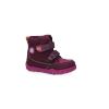 Winterboots DOCKERS BY GERLI, Kinder, Gr. 23, rot (bordeaux), Nubuklederimitat, Textil, casual, Schuhe, Barfußschuh, Klettstiefel mit DOCK-Tex
