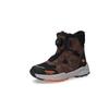 Winterboots DOCKERS BY GERLI, Kinder, Gr. 32, bunt (braun, multi), Nubuklederimitat, Textil, sportlich, Schuhe, Freizeitstiefel mit wasserabweisendem DOCK-Tex