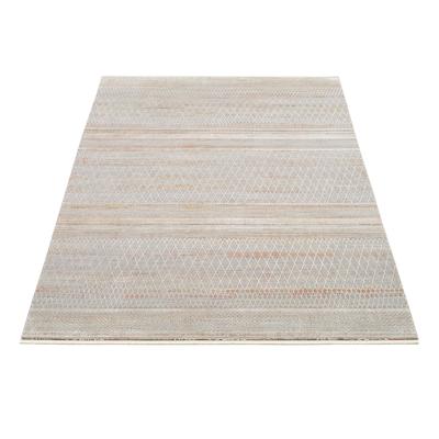 Teppich OCI DIE TEPPICHMARKE "FARBEN MASTER", beige (natur), B:140cm H:8mm L:190cm, Polyester, Teppiche, Klassisches Muster, eingefasst, in 3-D-Optik Image
