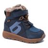 Winterstiefel BISGAARD "marlon tex", Kinder, Gr. 29, blau (navy), Textil, Leder, sportlich, Schuhe, Winterboots mit Lammwolle, Größenschablone zum Download