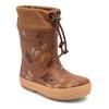 Gummistiefel BISGAARD "thermo", Kinder, Gr. 26, beige fallen leaf braun, Gummi, Basic, Schuhe, Boots mit Lammwolle, Größenschablone zum Download