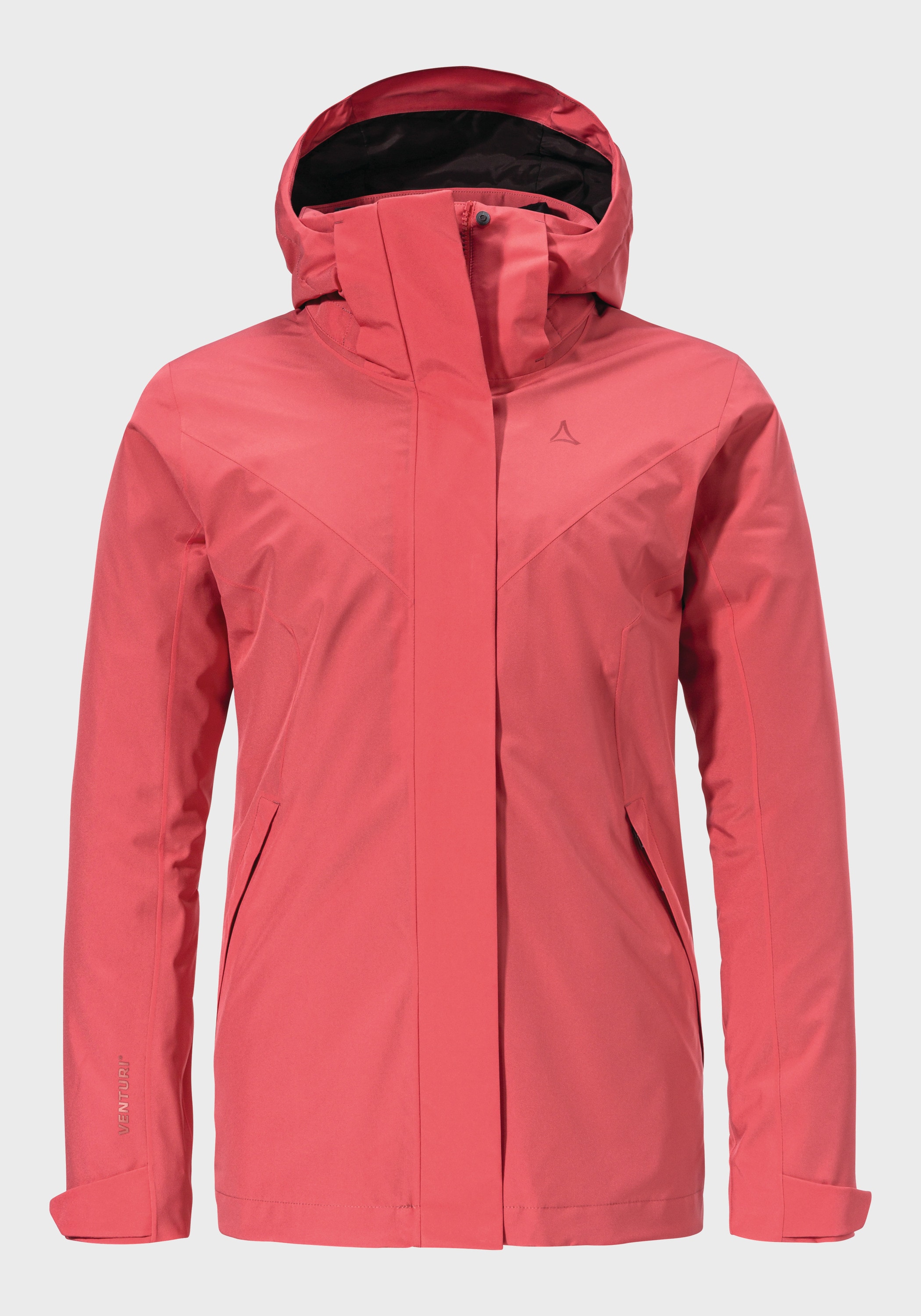 Doppeljacke SCHÖFFEL "Hiking 3in1 Jacket Style Tamina WMS", Damen, Gr. 44, rosa (2675, rosa), Aussenjacke Oberstoff: Aussenseite: 100% Polyester; (Membran: Polyurethan); Futter: 100% Polyester; Futter: 100% Polyester Innenjacke Oberstoff: 100%... Image