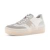 Plateausneaker GABOR, Damen, Gr. 38, beige (hellbeige), Veloursleder, Textil, sportlich, Schuhe, Freizeitschuh, Halbschuh, Schnürschuh in Teddy-Optik