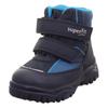 Winterboots SUPERFIT "HUSKY WMS: Mittel", Kinder, Gr. 29, blau (blau, türkis), Lederimitat, Polyester, Basic, Schuhe, Snowboots mit wasserdichtem GORE TEX, Größenschablone zum Download