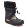 Gummistiefel BISGAARD "thermo", Kinder, Gr. 29, blau tiefblau shark, Gummi, Basic, Schuhe, Boots mit Lammwolle, Größenschablone zum Download