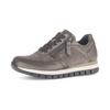 Keilsneaker GABOR "Turin", Damen, Gr. 39, gold (taupe, bronzefarben), Ziegenveloursleder, Glattleder, metallic, sportlich, Schuhe, Freizeitschuh, Halbschuh, Schnürer mit Komfortweite H (=sehr weit)