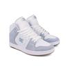 Sneaker DC SHOES "Manteca 4 Hi", Gr. 10,5(44), grau (grau, weiß), 51.34% Leder, 48.66% Synthetikmaterial, Schuhe