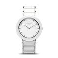 BERING Women Analog Quartz ceramic collection Watch with stainless steel/Ceramic Strap and Sapphire Crystal 11429-754