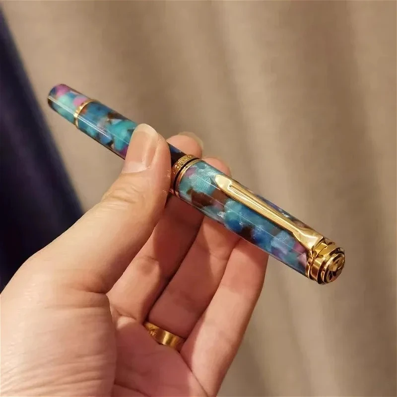 2025, günstiger Verkaufsstift ADMOK J800/M800 Füllfederhalter, 0,38 EF, 0,5 F, 0,7 m, glattes Schreiben, Stift für Unternehmen/Geschäft/Jahrestag Image