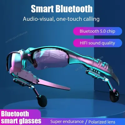Sport Stereo Drahtlose Bluetooth Radfahren Sonnenbrille Headset Telefon Polarisierte Fahren Sonnenbrille Reiten Augen Gläser Für Android Image