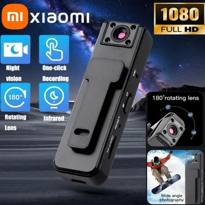 Xiaomi A9 Mini Handheld Kamera 1080P HD Infrarot Nachtsicht Zurück Clip Kamera Recorder Outdoor Sport Reiten Handheld Kamera
