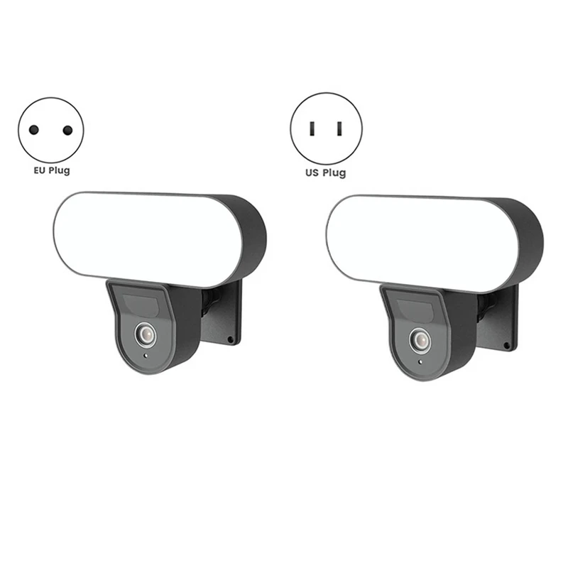 B16C-Tuya Wifi Kamera Garten Wand Lampe Sicherheit Kameras Outdoor IP65 PIR Smart Erkennung Sensor Licht Alarm Image