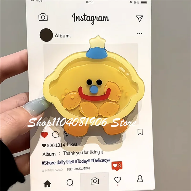 Korea Cute Shake Lemon Phone Grip Tok Griptok Bracket for IPhone Samsung Phone Accessories Phone Holder Ring Support Phone Stand