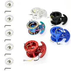 New Racing Steering Wheel Quick Release Hub Kit Adapter Body Removable Snap Off BOSS kit With Logo WK-ST02