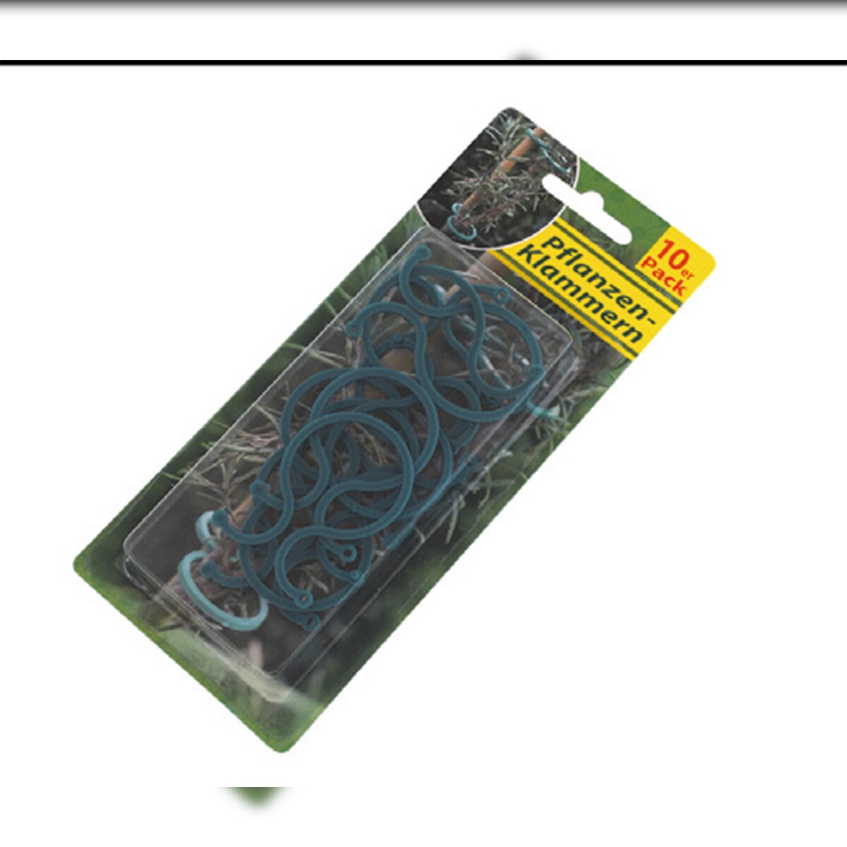 Pflanzenklammern groß, 10er Pack schwarz – Ideal zur Fixierung von Gemüsepflanzen und Kletterhilfen im Garten Image