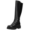Stiefel NERO GIARDINI "Nero Giardini Stiefel Leder", Damen, Gr. 40, schwarz, Leder, casual, Schuhe