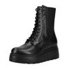 Schnürstiefelette NERO GIARDINI "Nero Giardini Stiefelette Leder", Damen, Gr. 39, schwarz, Leder, casual, Schuhe
