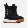 Winterstiefel COLUMBIA "CHILDREN'S SNOWTROT™ MID", Damen, Gr. 26, schwarz, sea salt, Mesh, Synthetik, sportlich, Schuhe, wasserdicht, wärmend