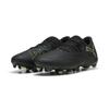 Fußballschuh PUMA "FUTURE 8 MATCH FG/AG Low Fußballschuhe Erwachsene", Gr. 46, schwarz fizzy light grün terrain gelb, Obermaterial: Synthetik, Textil; Futter: Synthetik, Textil; Innensohle: Textil; Laufsohle: Synthetik, Schuhe