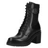 High-Heel-Stiefelette NERO GIARDINI "Nero Giardini Stiefelette Leder/Textil", Damen, Gr. 36, schwarz, Leder, Textil, casual, Schuhe