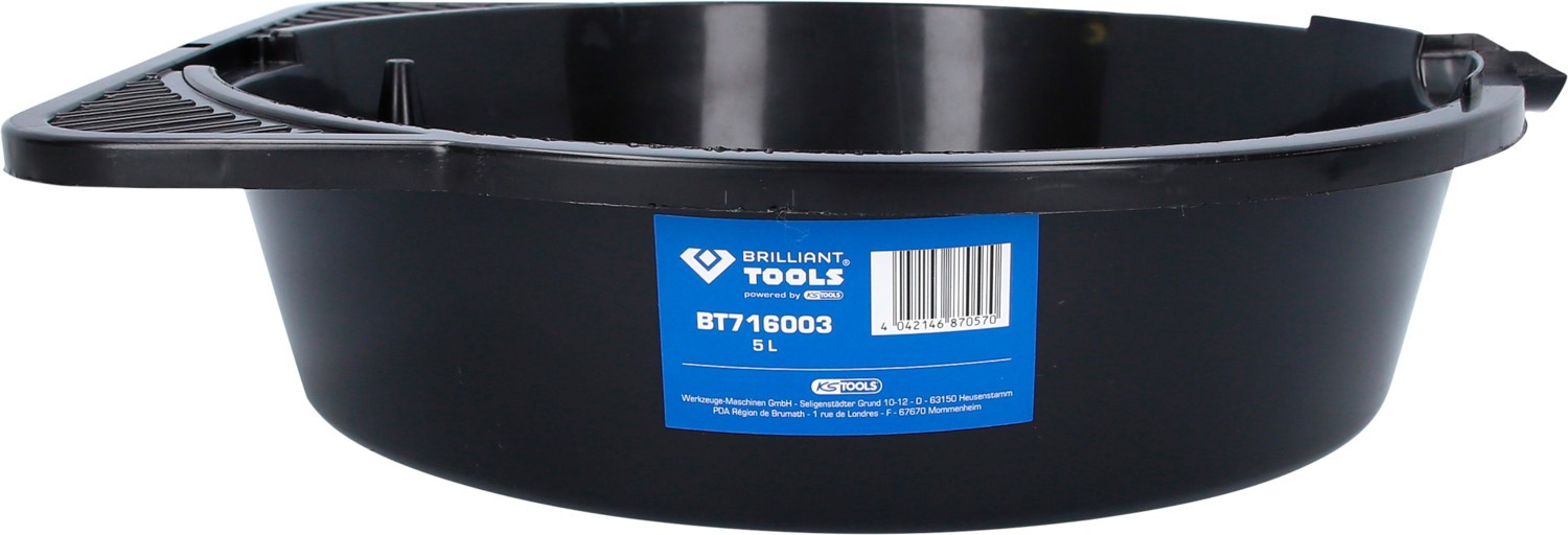 Brilliant Tools Öl-Auffangwanne / Mehrzweckwanne, 5 Liter BT716003 Auffangwanne Image