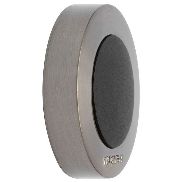 WAGNER design yourself Wandtürstopper EH 5138 Zinkdruckguss, Vollgummi schwarz, 3.8x1.4 cm