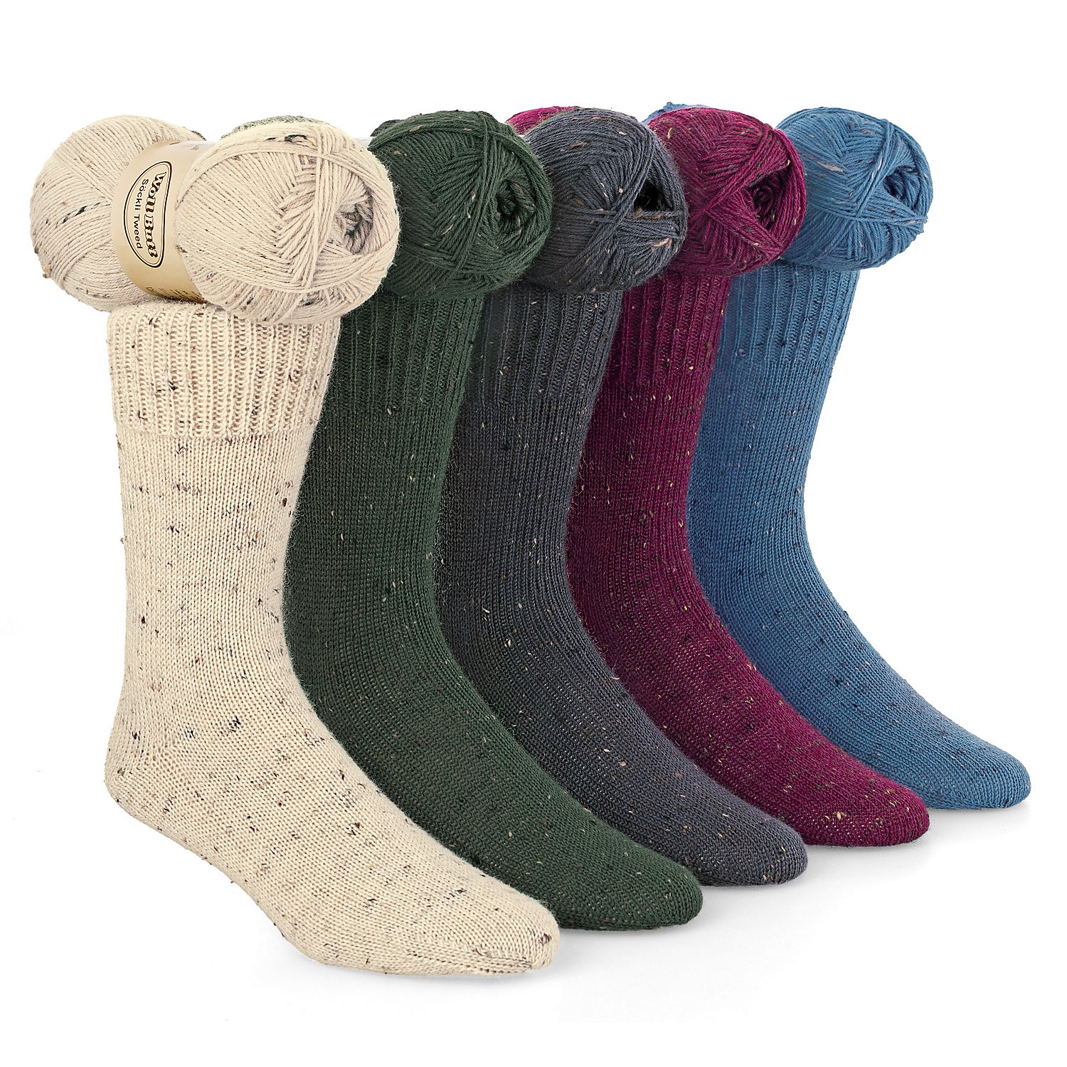 Woll Butt Socke Tweed, 6-fach Image