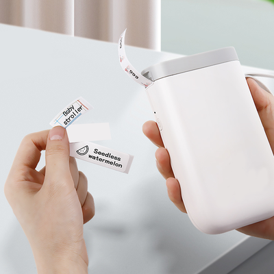 Bluetooth Portable Label Printer White