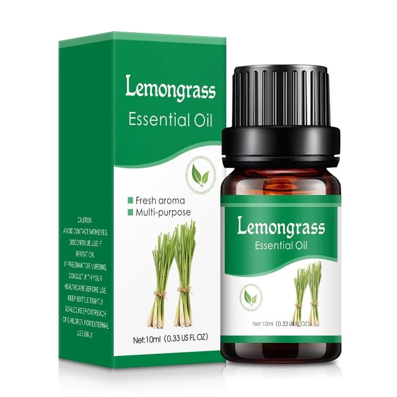Aromatherapy Essential Oils Set 18 Water Soluble Scents For Diffusers & Humidifiers lemon Grass