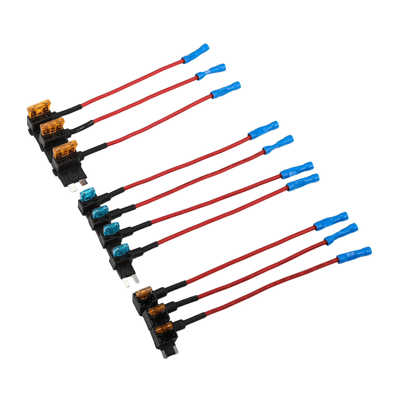 Car Add a Circuit Fuse Adapter Kit, Standard & Mini Blade Fuse Holders For Automotive Electrical Accessories Car Add a Circuit Fuse Adapter Kit, Standard & Mini Blade Fuse Holders For Automotive Electrical Accessories