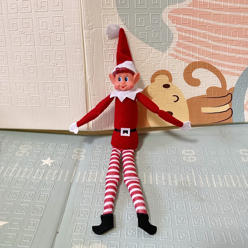 Christmas Elf Doll: New Fairy Doll Accessories For Desk Decoration Home Accessories Fairy Statues Cats red