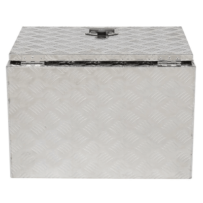 24" Aluminum Underbody Tool Box For Truck, Trailer, RV Lockable Storage Chest With Keys 24" Aluminum Underbody Tool Box For Truck, Trailer, RV Lockable Storage Chest With Keys