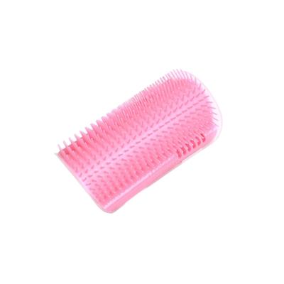 Cat Scratcher Massager: Grooming Table Accessory For Dogs & Cats pink