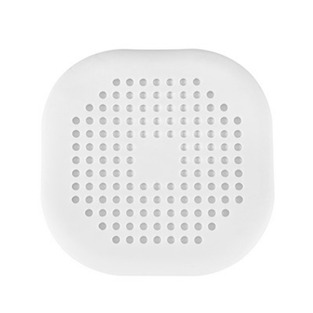Hair Filter Anti Blocking Strainer Bathtub Shower Floor Drain Stopper Silicone Kitchen Deodorant Plug Bathroom Accessory flat White