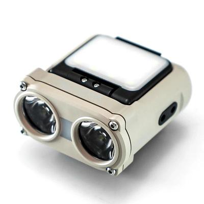 Warsun Owl Headlamp Portable Rechargeable Headlight With Type C Charging, Rotating LED Flashlight For Fishing, Hunting brown