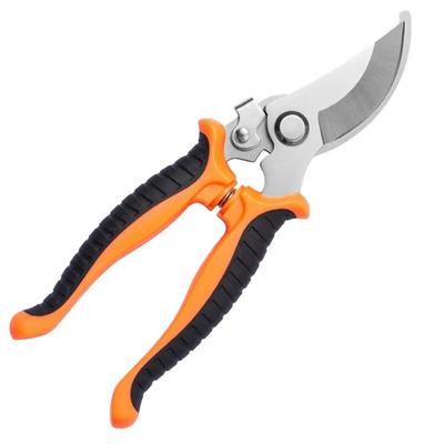 Pruner Garden Scissors Professional Sharp Bypass Pruning Shears Tree Trimmers Secateurs Hand Clippers For Garden Beak Sc Orange