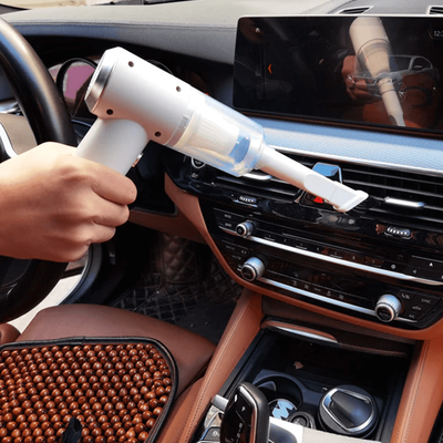 Wireless Mini Rechargeable Handheld Car Vacuum Cleaner, Portable Vacuum Cleaner For Car, Home, Office, Pet White
