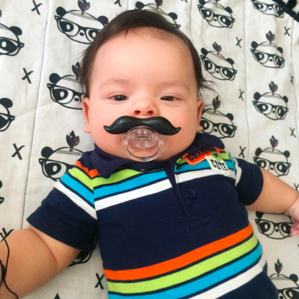 Mustache Pacifier For Babies Adorable & Safe Baby Gift Mustache Pacifier For Babies Adorable & Safe Baby Gift