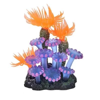 Artificial Underwater Coral Aquarium Fish Tank Decoration: Backgrounds, Plants, Grass 2